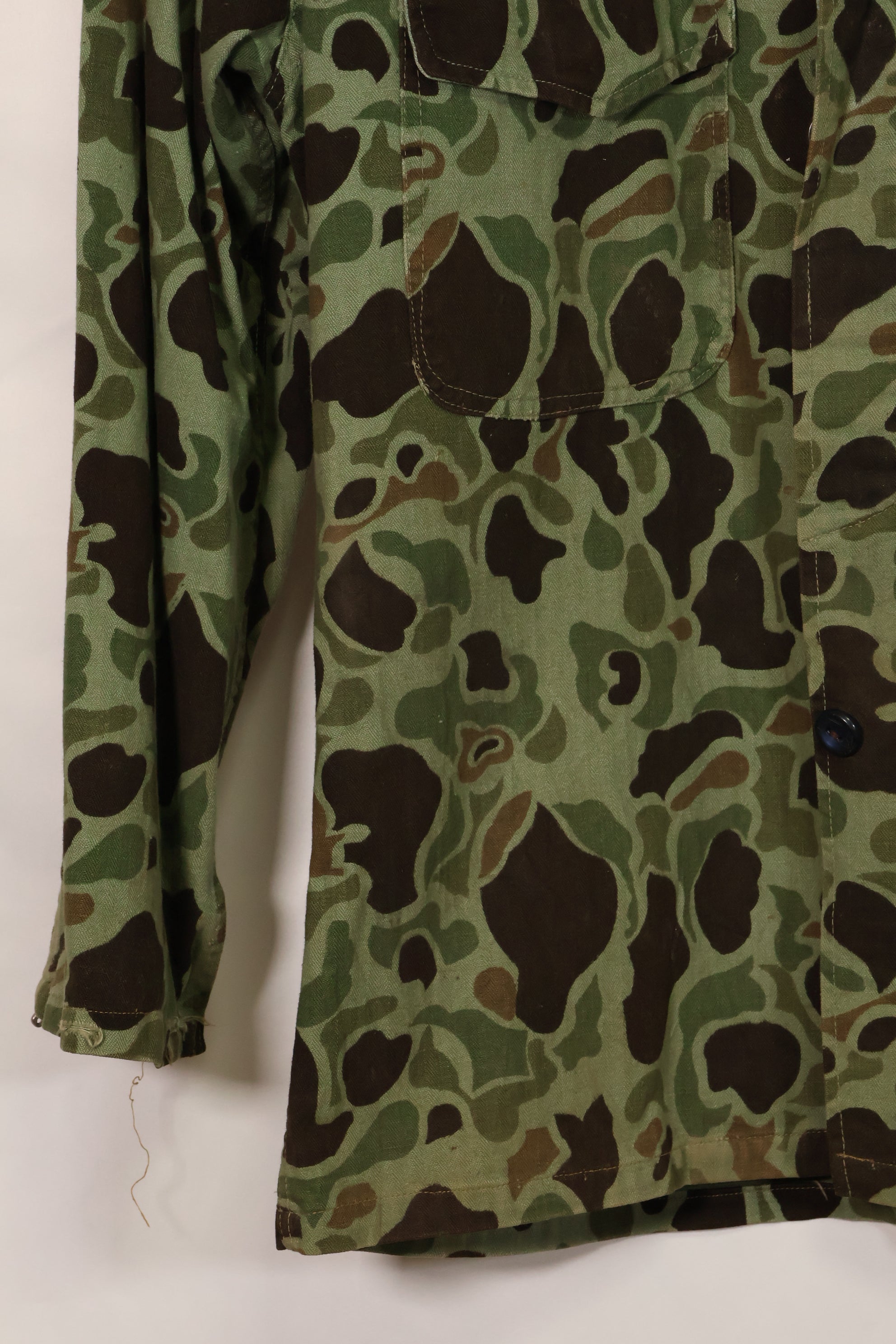 1960s Korean Army Frogskin Camouflage Combat Uniform A