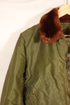Late 1940s–Early 1950s, U.S. Air Force, B-15C Flight Jacket, Rare Green Version, Used