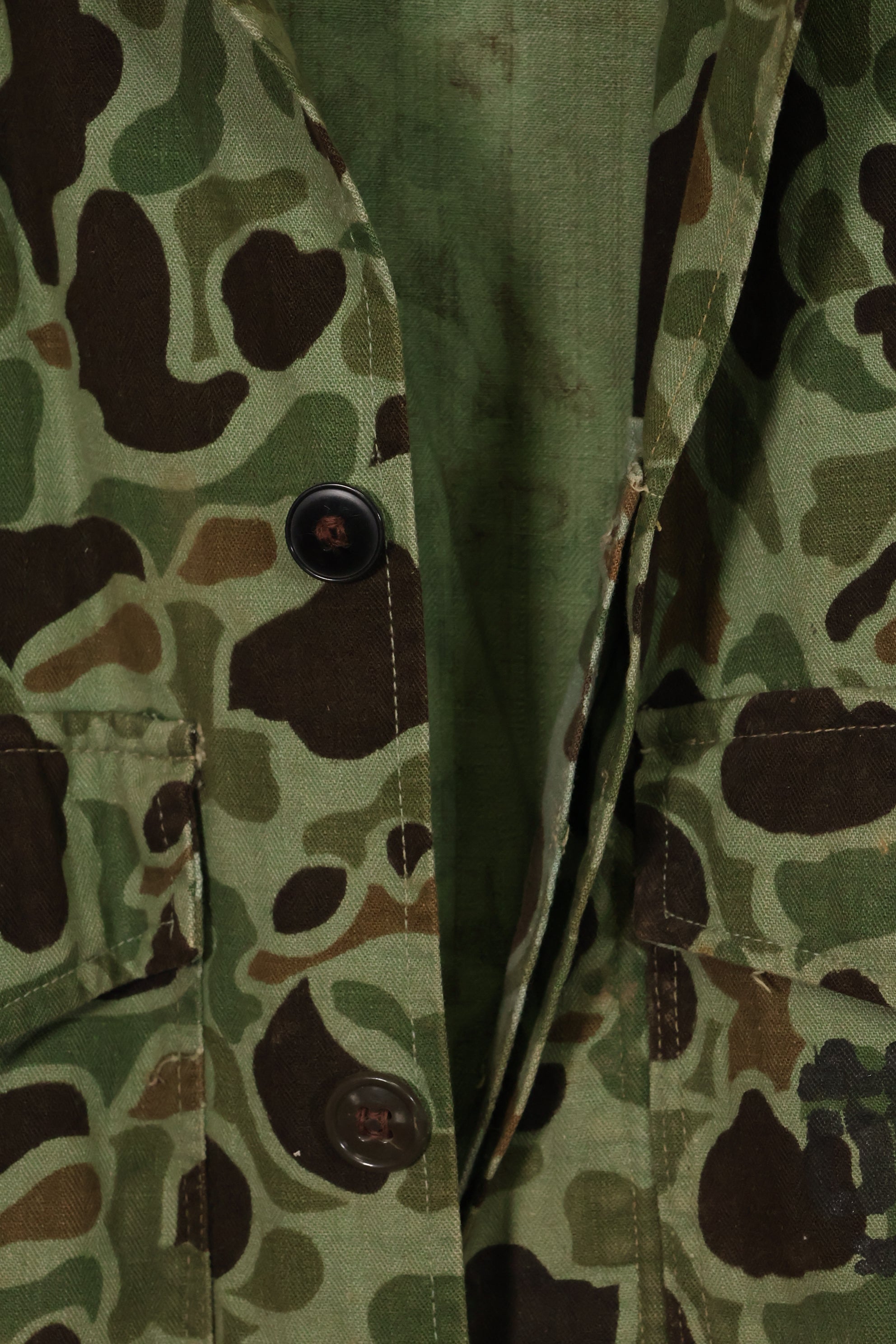 1960s Korean Army Frogskin Camouflage Combat Uniform A
