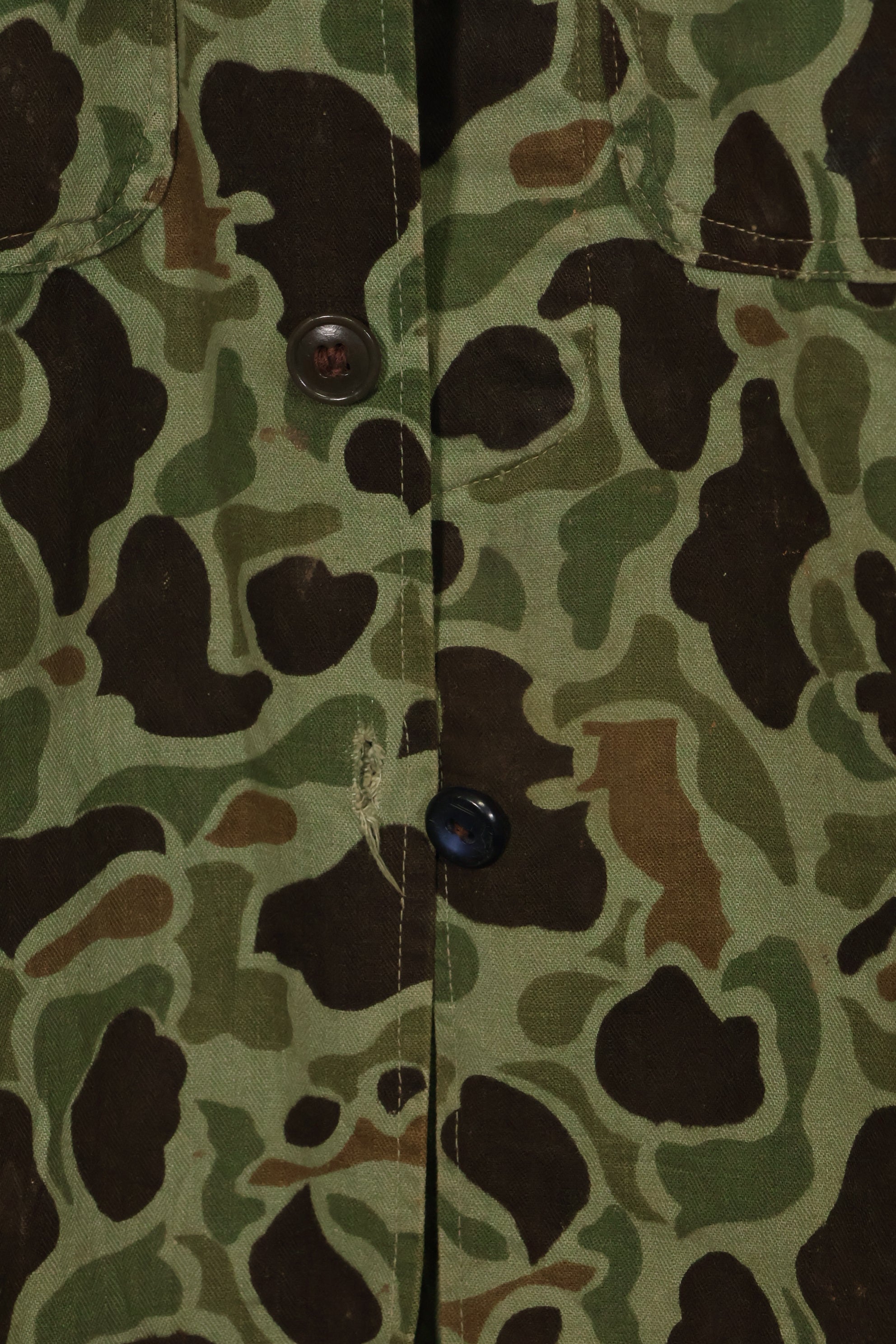 1960s Korean Army Frogskin Camouflage Combat Uniform A