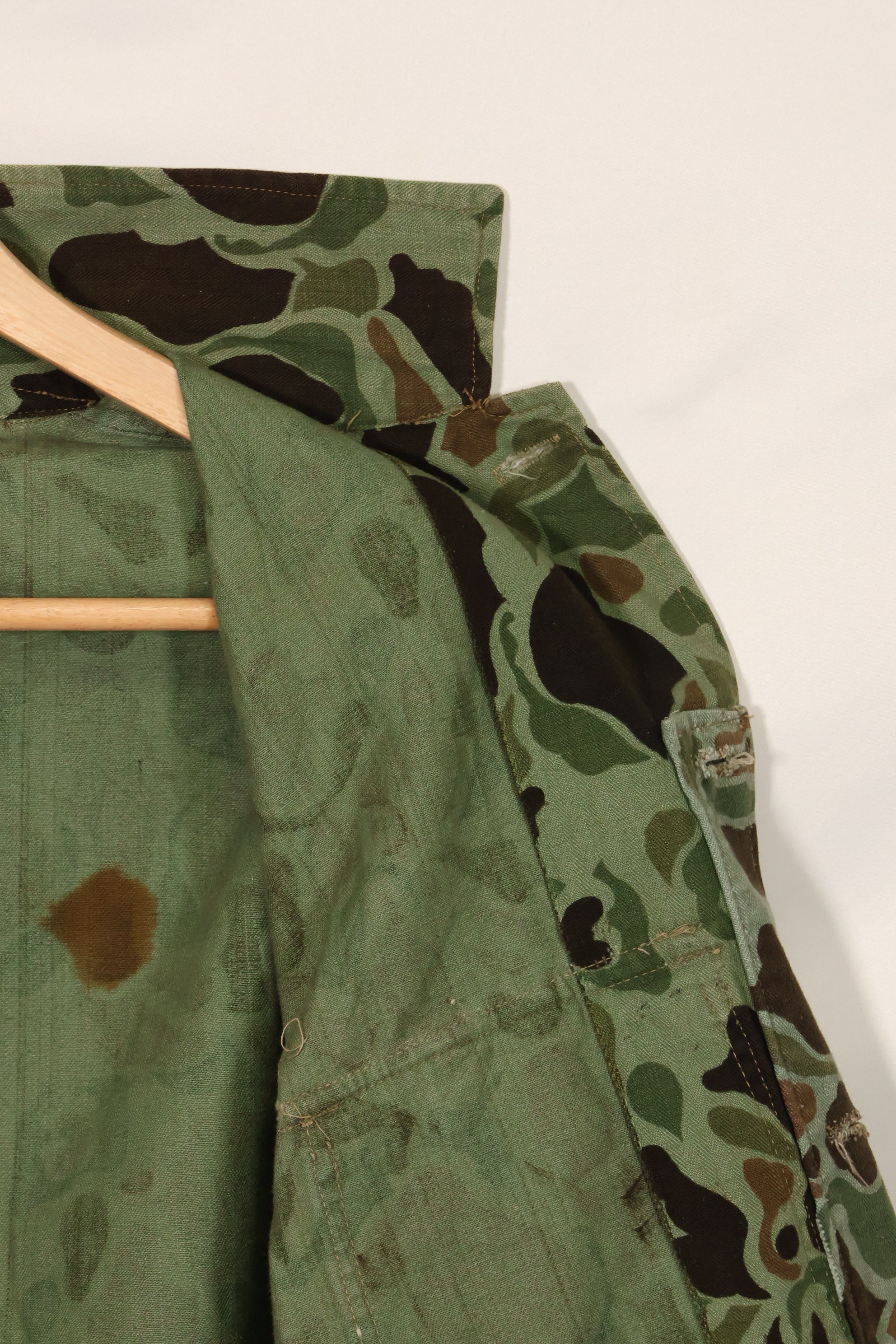 1960s Korean Army Frogskin Camouflage Combat Uniform A
