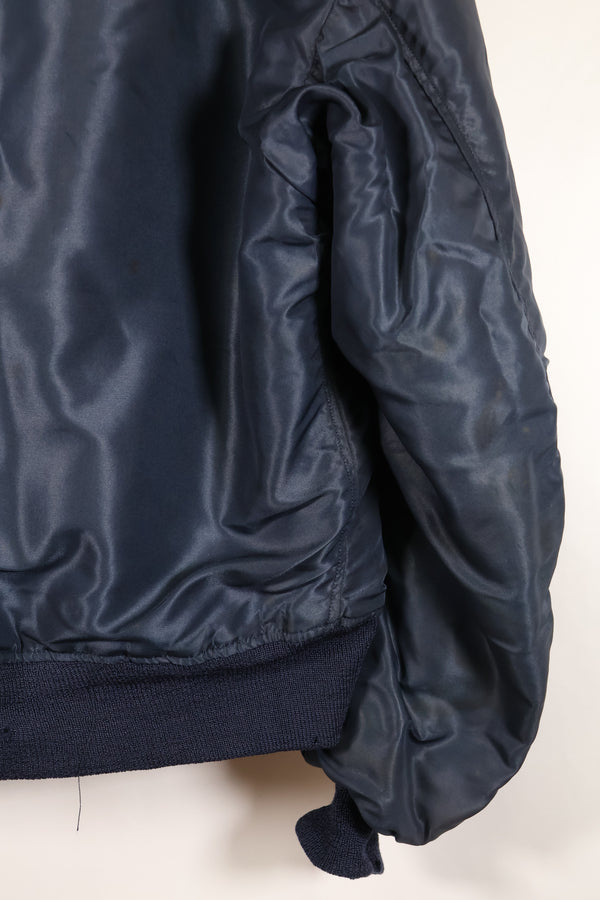1950s, Size 42, U.S. Air Force B-15C Flight Jacket, Zipper Replaced, Used