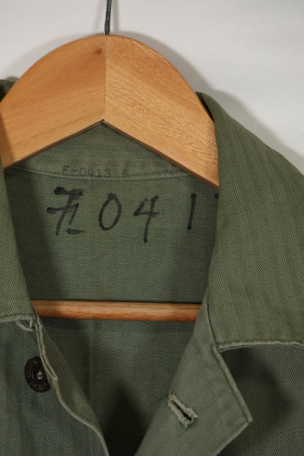 1940s U.S. Marine Corps USMC P-41 HBT Utility Uniform Jacket Used C