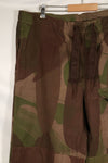 Real British Army SAS Trousers WINDPROOF Camouflage Pants Size No. Unknown Large Used