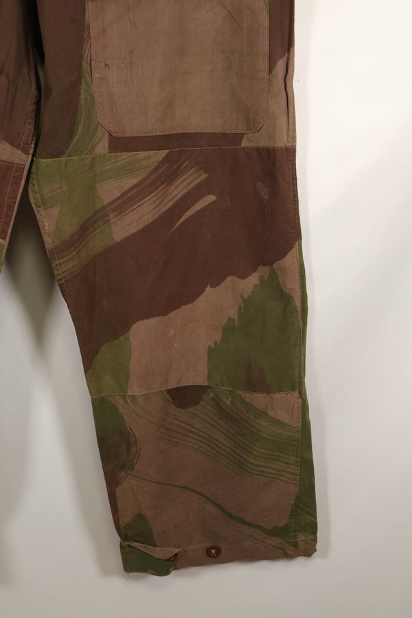 Real British Army SAS Trousers WINDPROOF Camouflage Pants Size No. Unknown Large Used