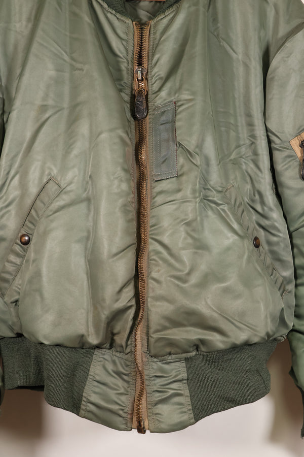 1950s LARGE U.S. Air Force Early Model MA-1 Flight Jacket, Intermediate, Used, Grade B
