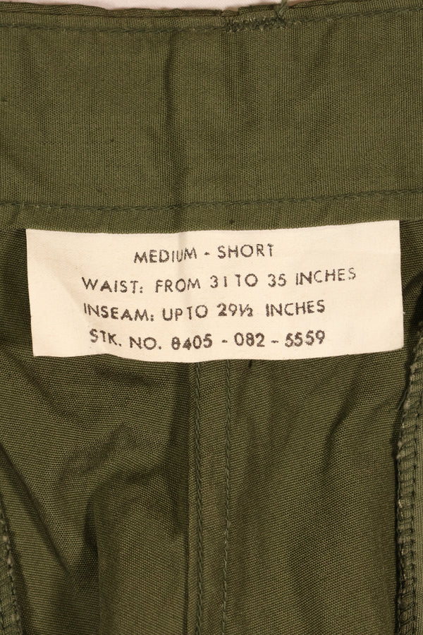 Circa 1965, M-S, Deadstock, 2nd Model Jungle Fatigue Pants, in good condition　