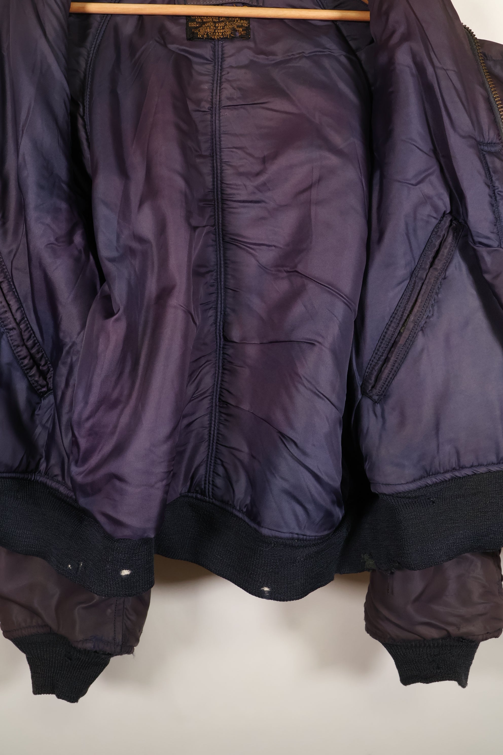 1950s LARGE U.S. Air Force N2-A Flight Jacket (Modified Hood) - Used