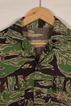 Real Late War Pattern Tiger Stripe Shirt Light weight, faded, used.