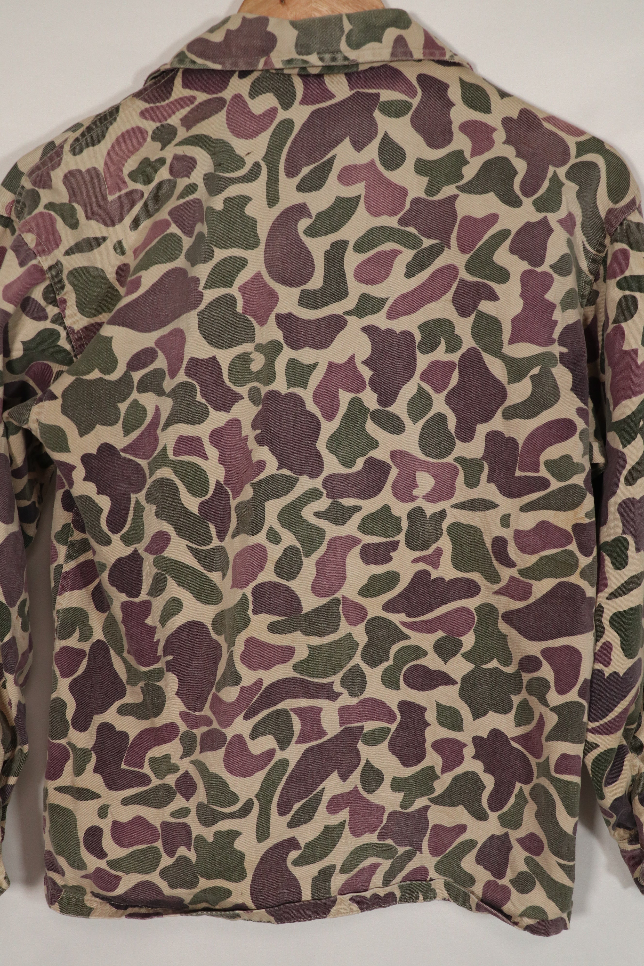 Real CIDG Beogam camouflage ASIAN CUT shirt, Very faded, used.