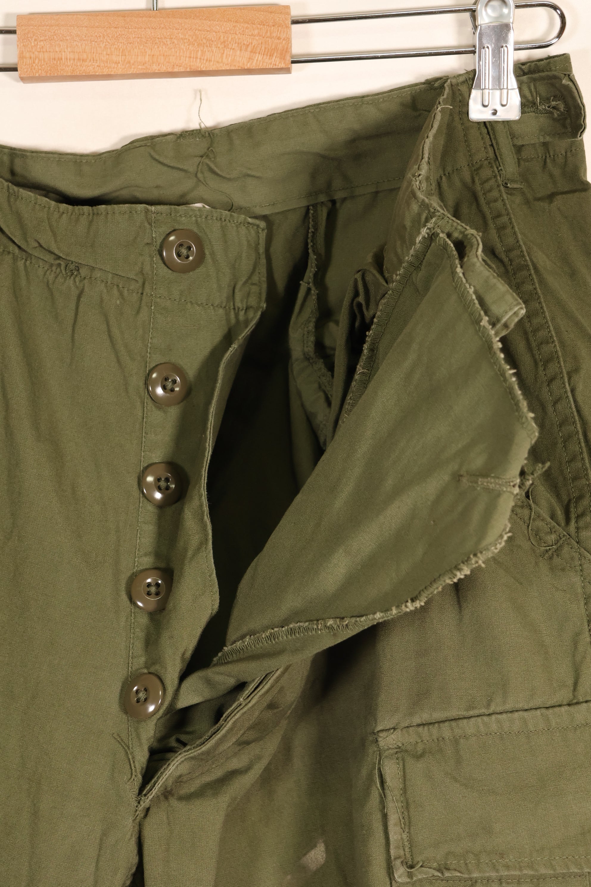 Estimated 1965 Contract, M-R, 2nd Model Jungle Fatigue Pants, Good Condition, Used