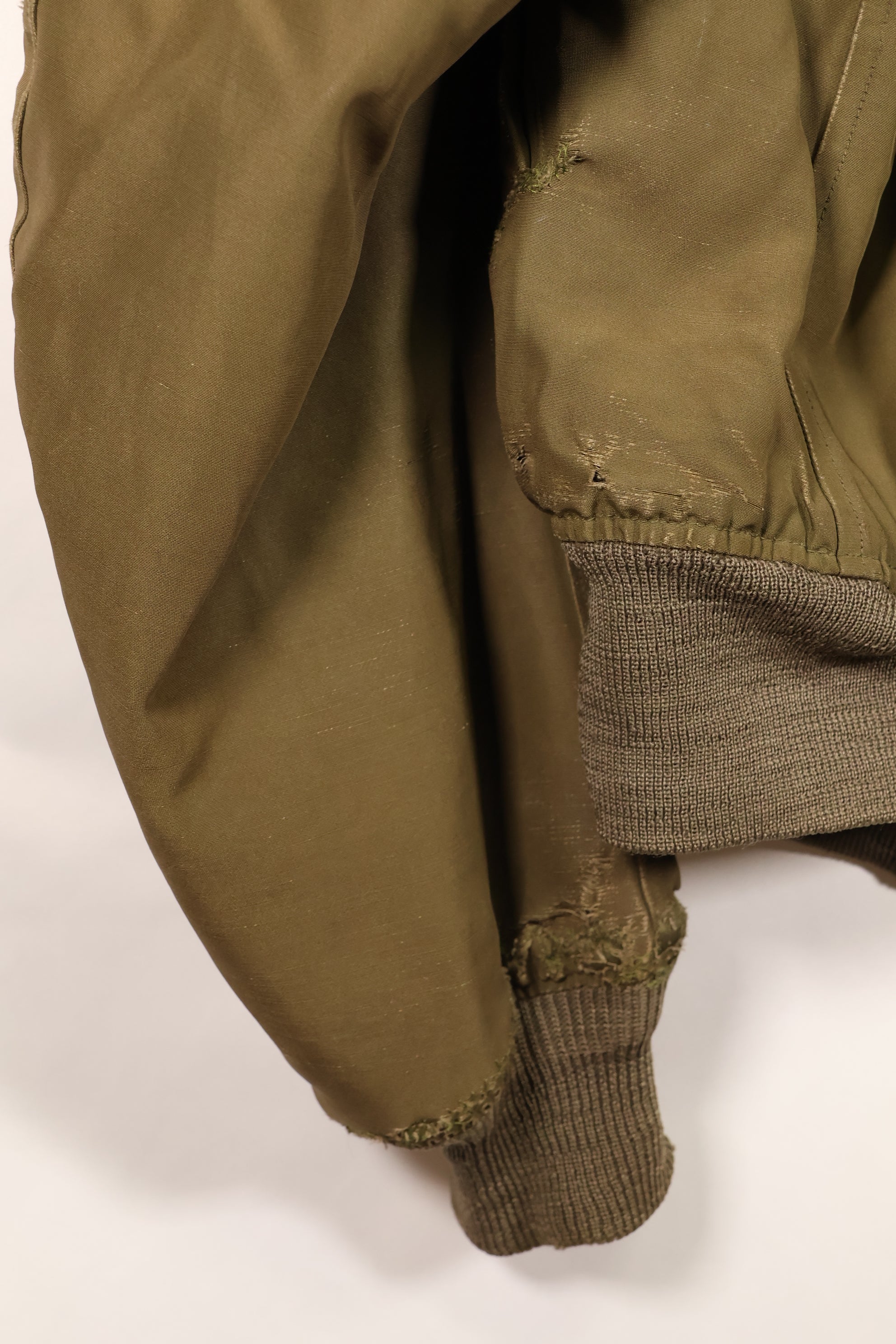 1940s, Size 42, WWII, U.S. Army Air Forces, B-15 Flight Jacket, Calendar-finished fabric, Used