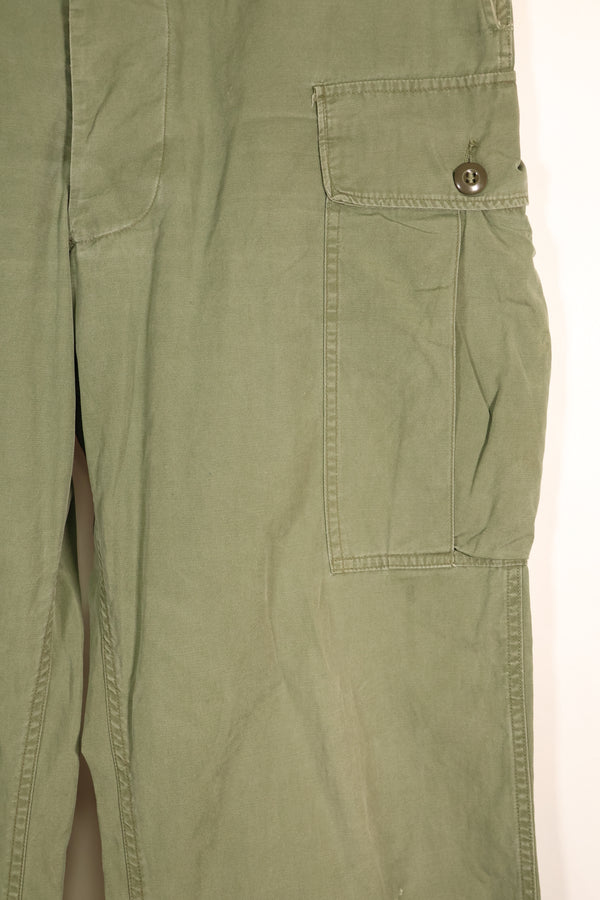 1963 Contract—Presumed M-S 1st Model Jungle Fatigue Pants—Faded—Used
