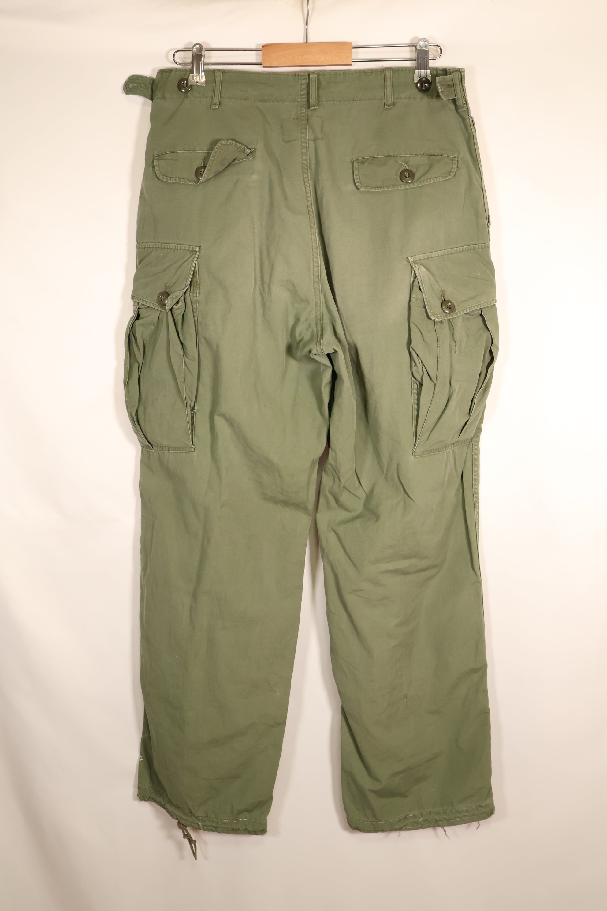 1963 Contract—Presumed M-S 1st Model Jungle Fatigue Pants—Faded—Used