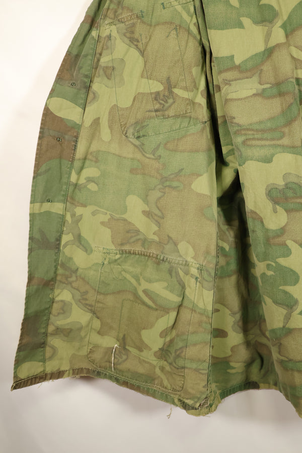 Estimated 1966–67 | Estimated M-R | No label | ERDL camouflage | Early print | Short-sleeve custom fatigue jacket | Used