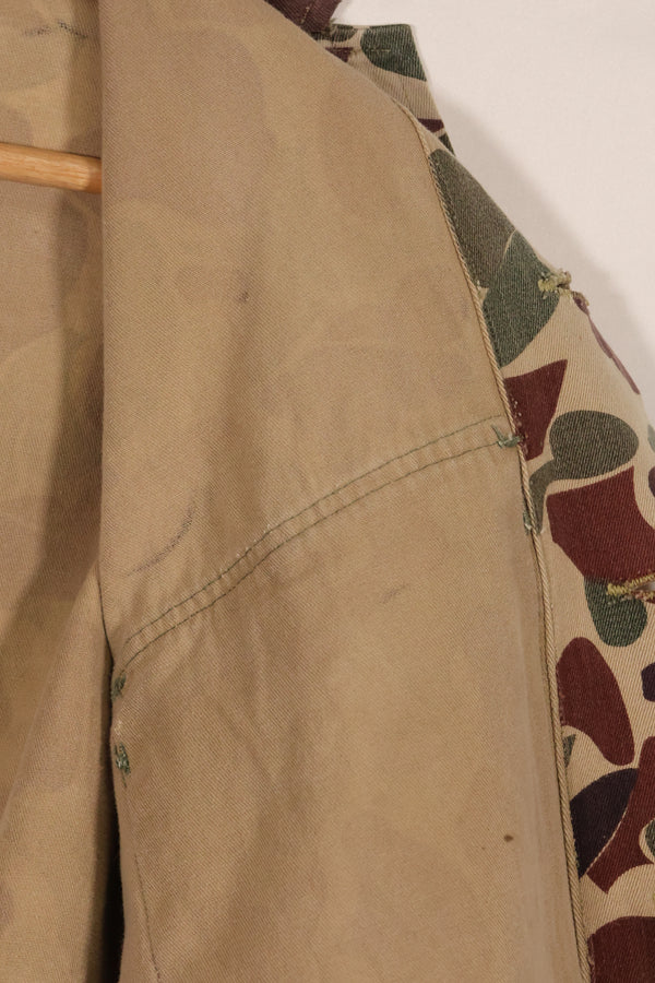 Early to mid 1960s CIDG Beogam camouflage, advisor cut, US-L, faded, used.
