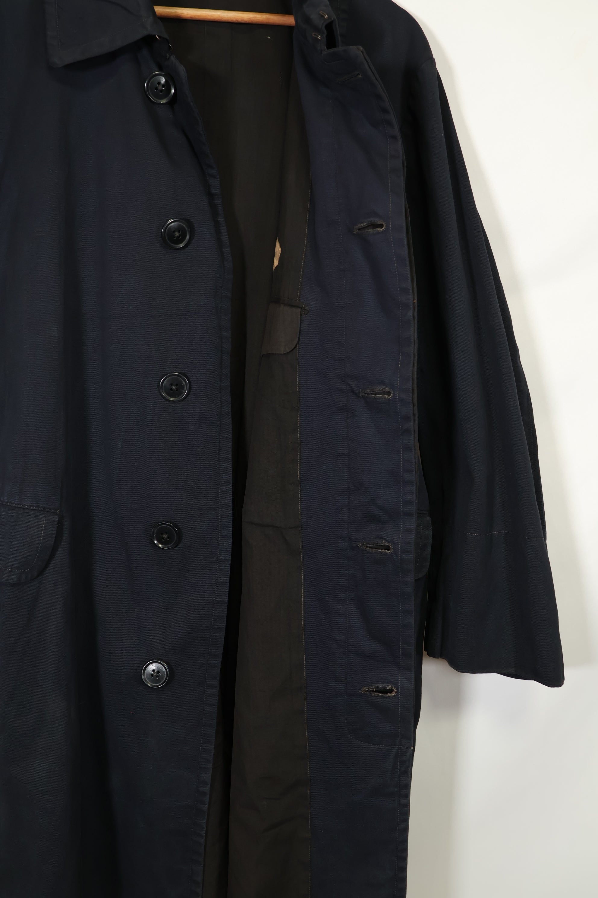 1940's Japanese Navy Officer's Navy Blue Coat, privately procured, used.