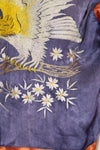 Estimated late 1950s-1960s children's OKINAWA shirt, embroidered souvenir, unused.