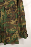 Actual 1969 M-S Ripstop ERDL Fatigue Jacket Brown Leaf Used