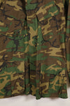 Actual 1969 M-S Ripstop ERDL Fatigue Jacket Brown Leaf Used