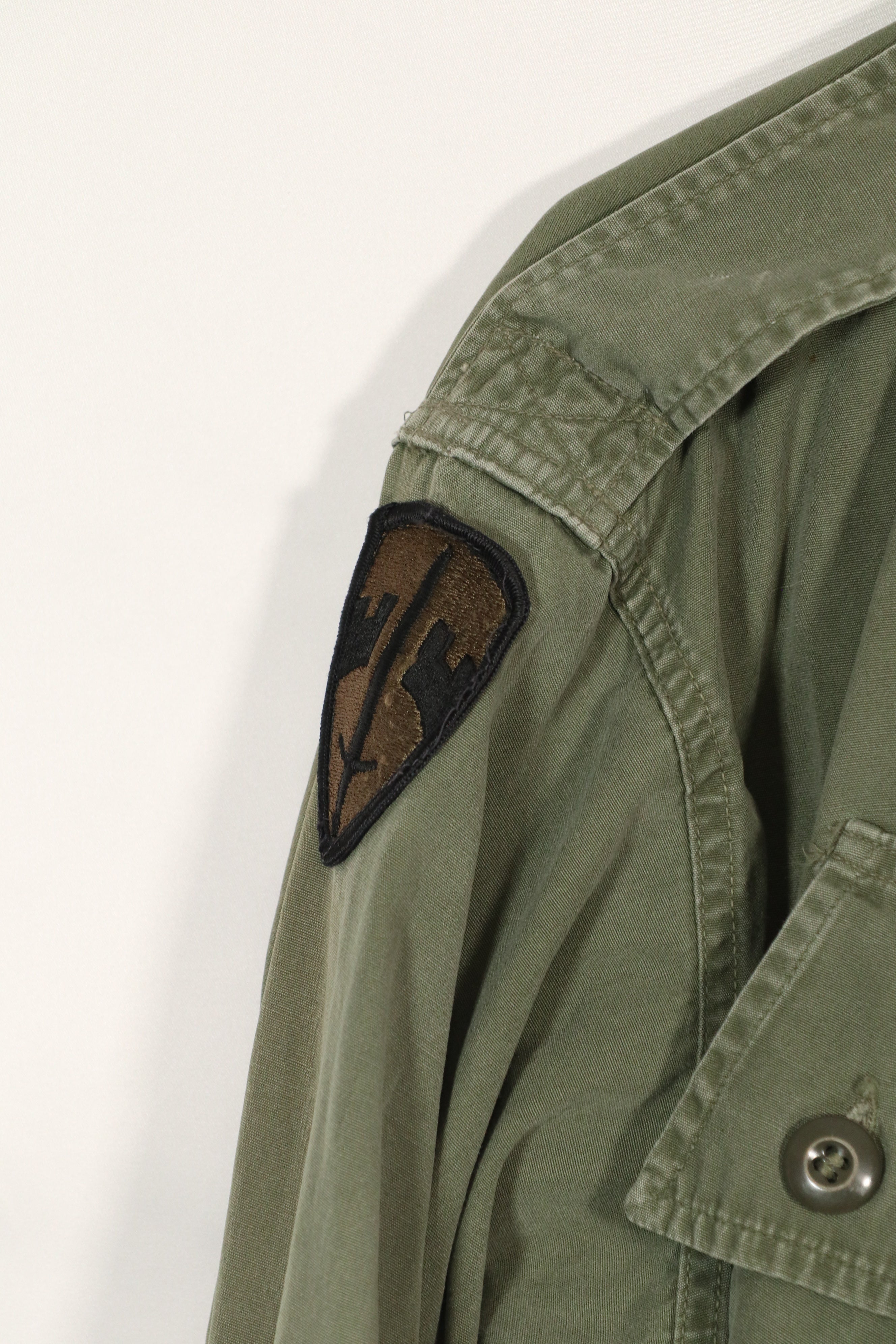 Real 1st Model Jungle Fatigue Jacket, patch restored, used