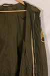 1950's U.S. Soldiers stationed in Europe X-SMALL M51 Field Parka, shell only, with patch, used.