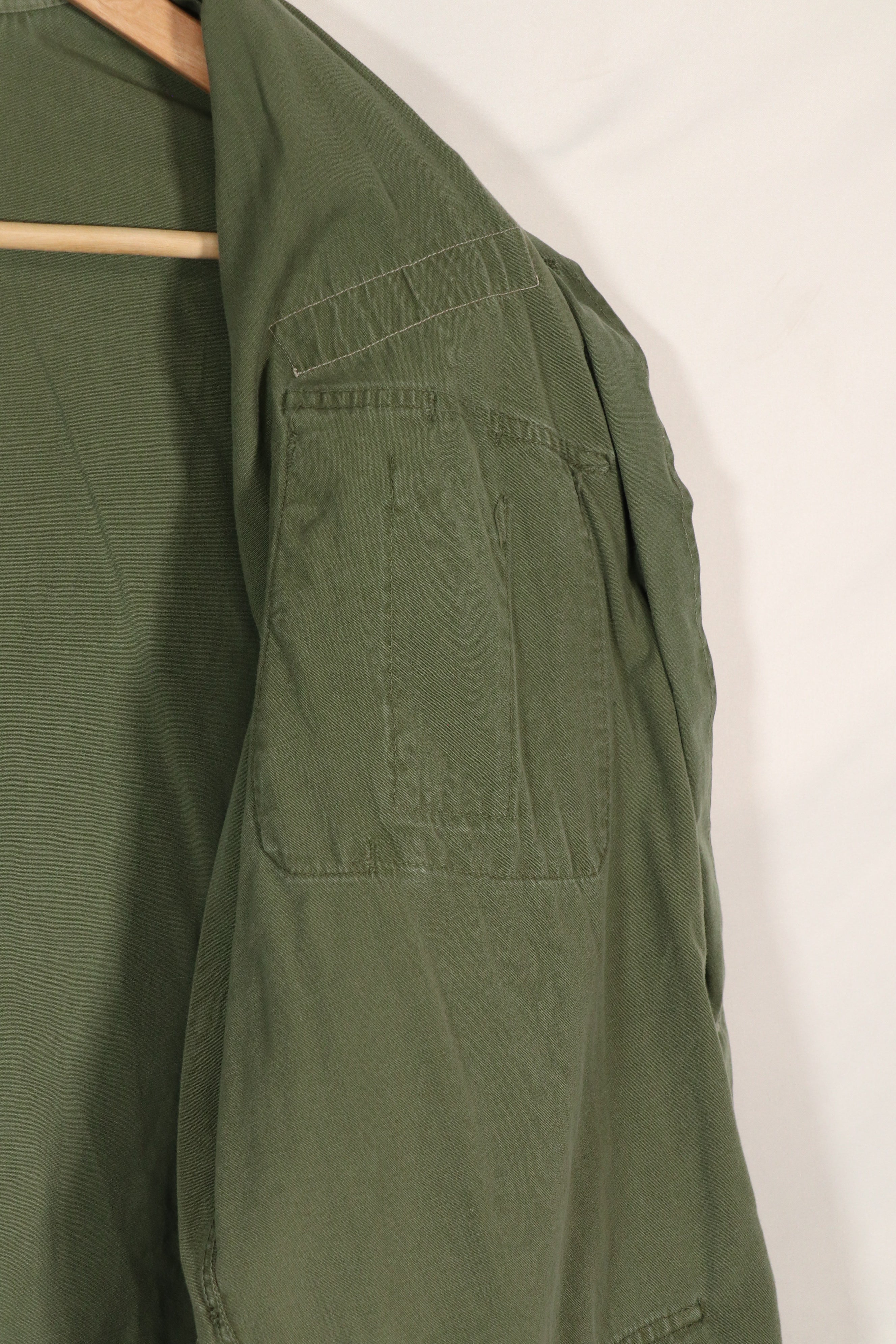 Real 1st Model Jungle Fatigue Jacket with Rare Branch Tape Used