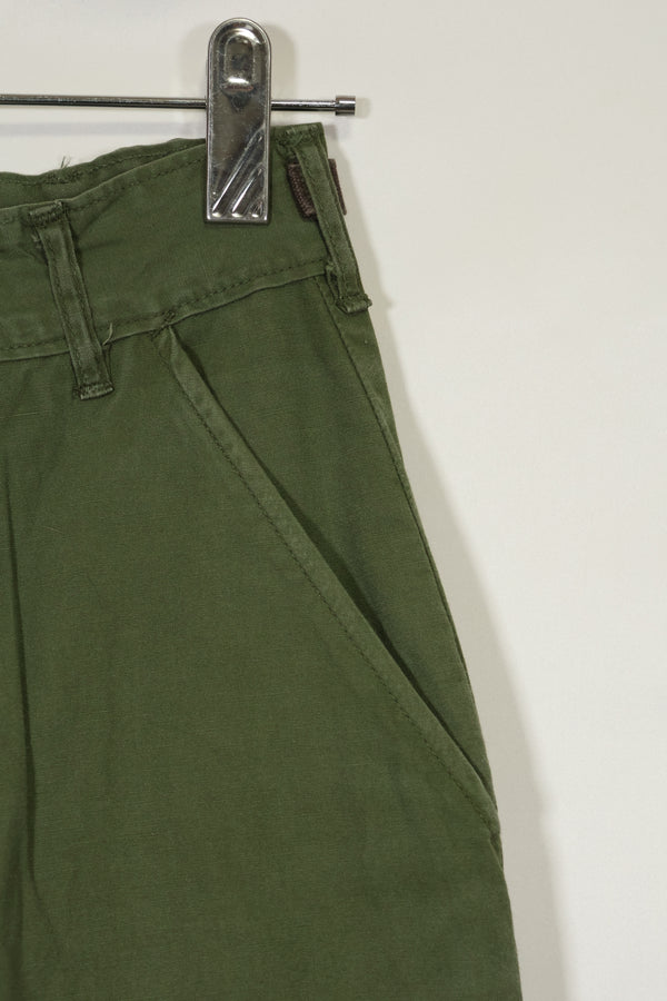 Estimated 1967 Contract 3rd Model Non Ripstop Jungle Fatigue Pants X-S-R Used