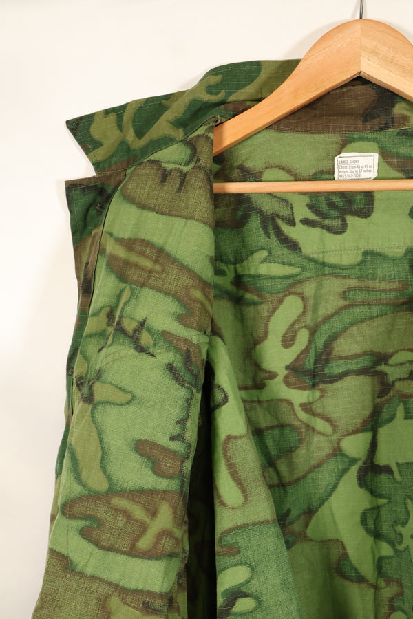 1969 Contract L-S Ripstop ERDL Camo Jungle Fatigue Jacket (Used)