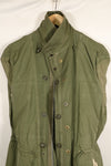 1960 Contract S-S U.S. Army M51 Field Jacket, stained, used.