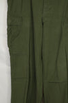 1967 Contract 4th Model Ripstop Jungle Fatigue Pants L-L Used