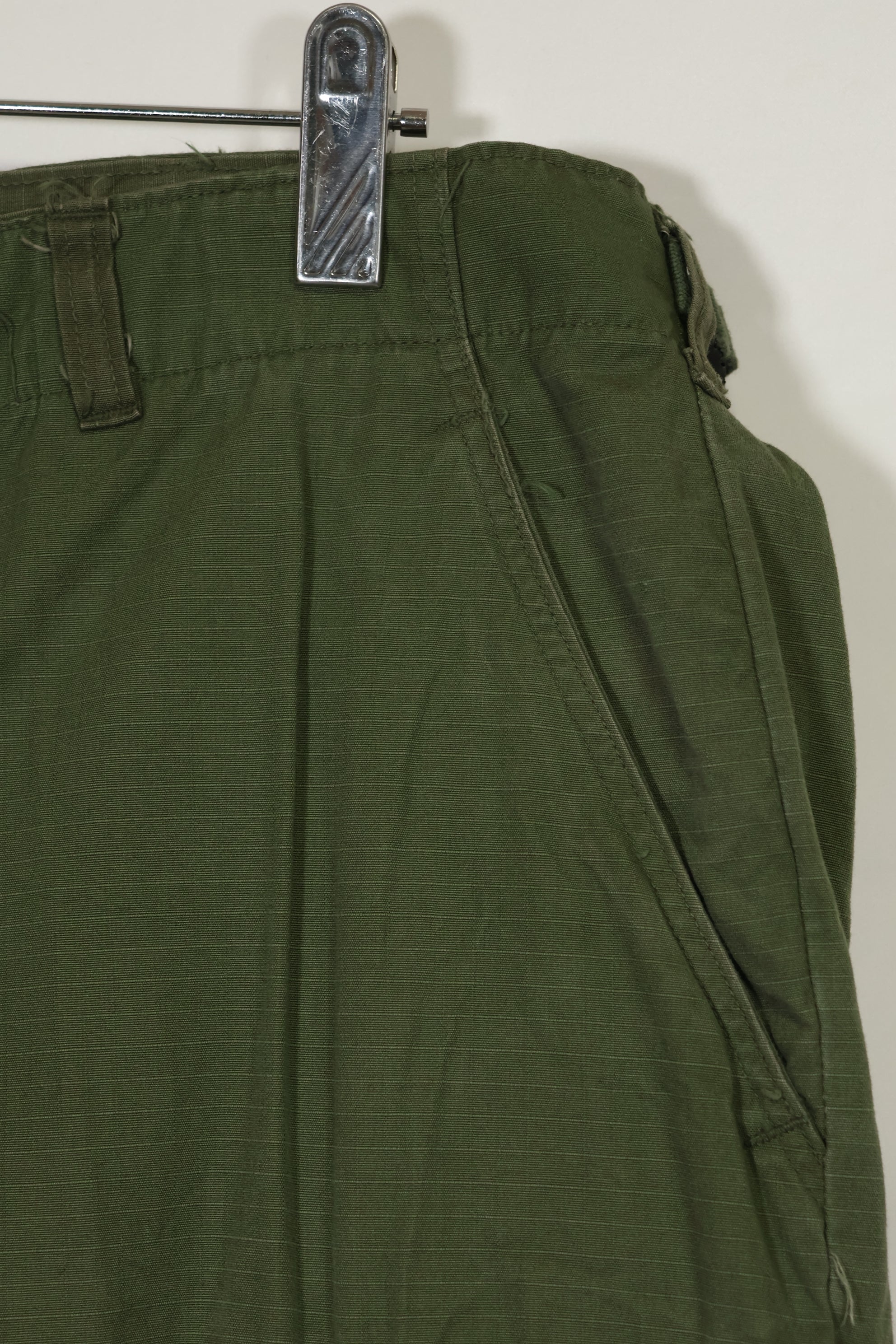 1967 Contract 4th Model Ripstop Jungle Fatigue Pants L-L Used