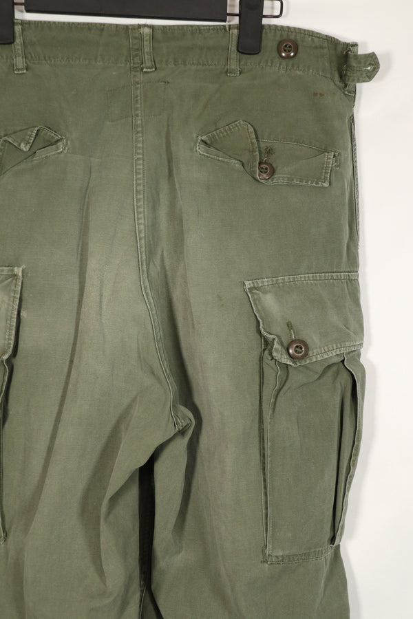 Real 1964 1ST MODEL Jungle Fatigue M-R Pants Used B