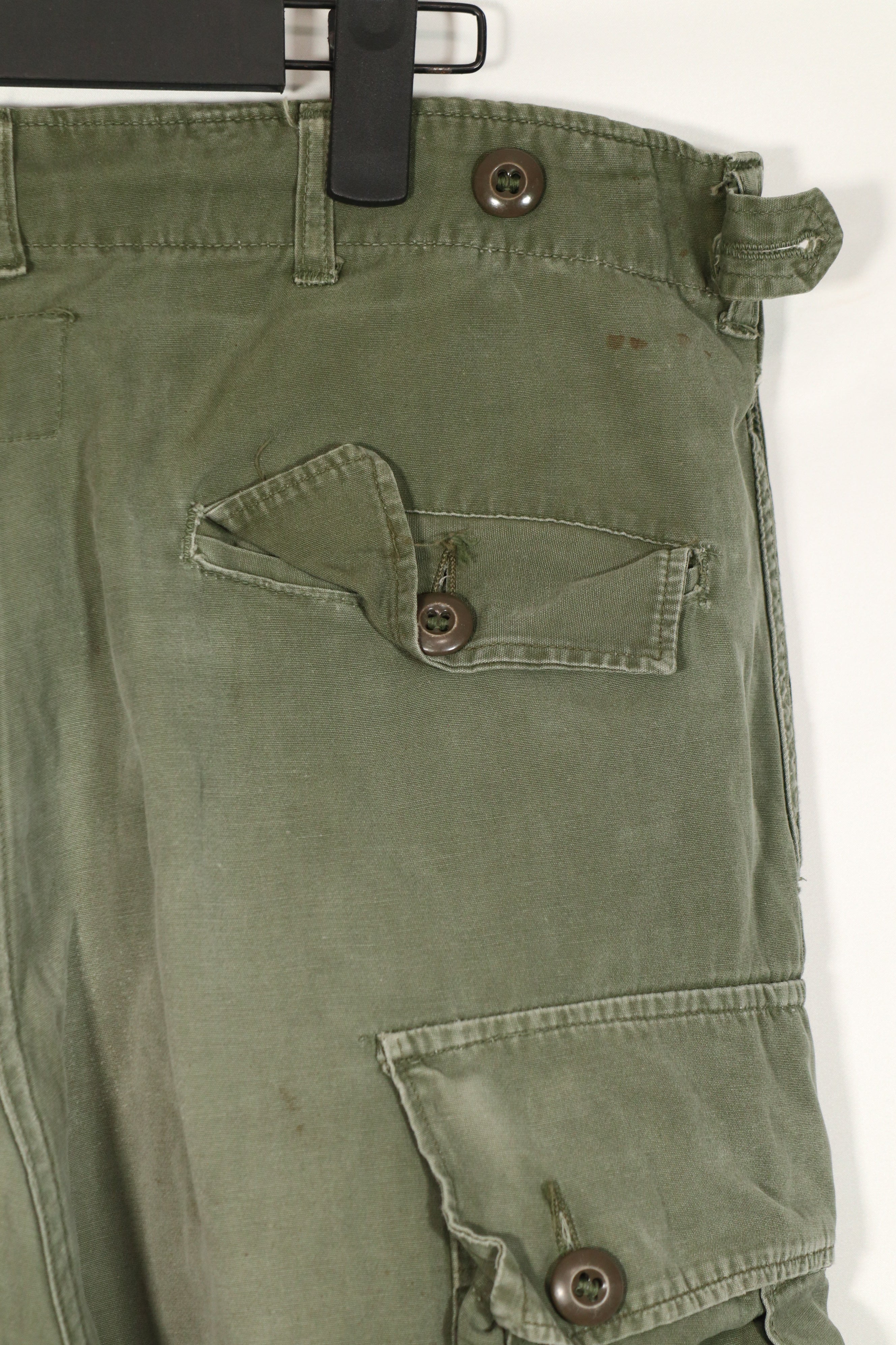 Real 1964 1ST MODEL Jungle Fatigue M-R Pants Used B