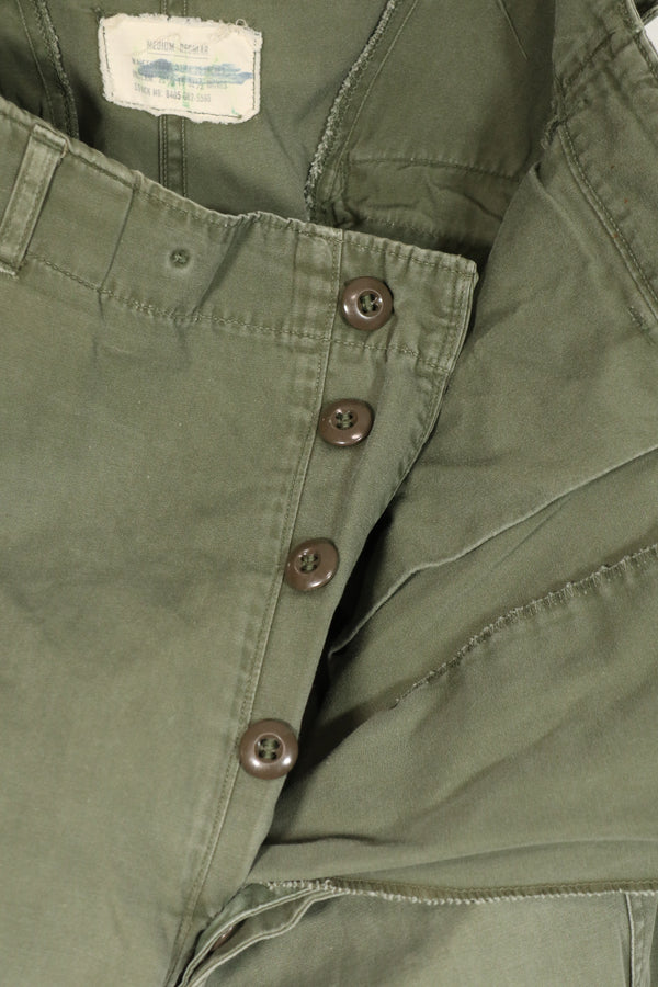 Real 1964 1ST MODEL Jungle Fatigue M-R Pants Used B