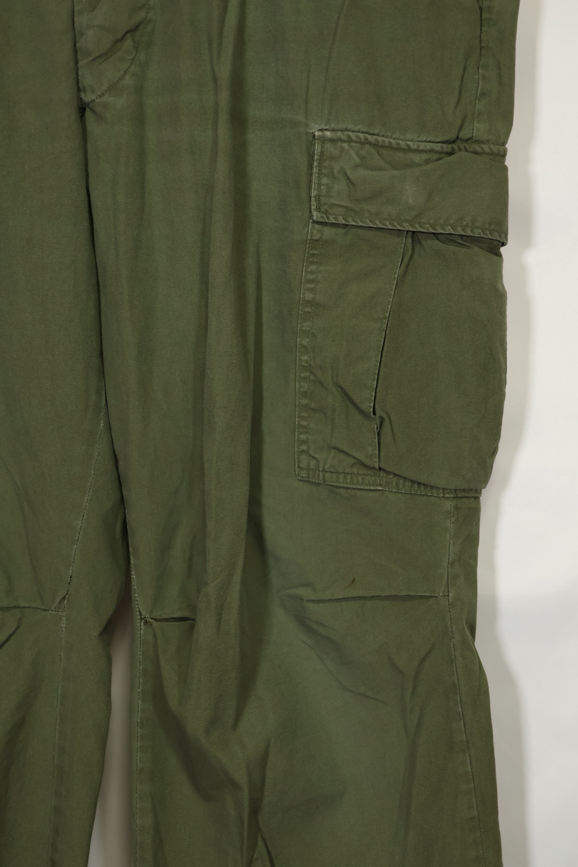 Estimated 1967 Contract 3rd Model Non Ripstop Jungle Fatigue Pants X-L-R Used