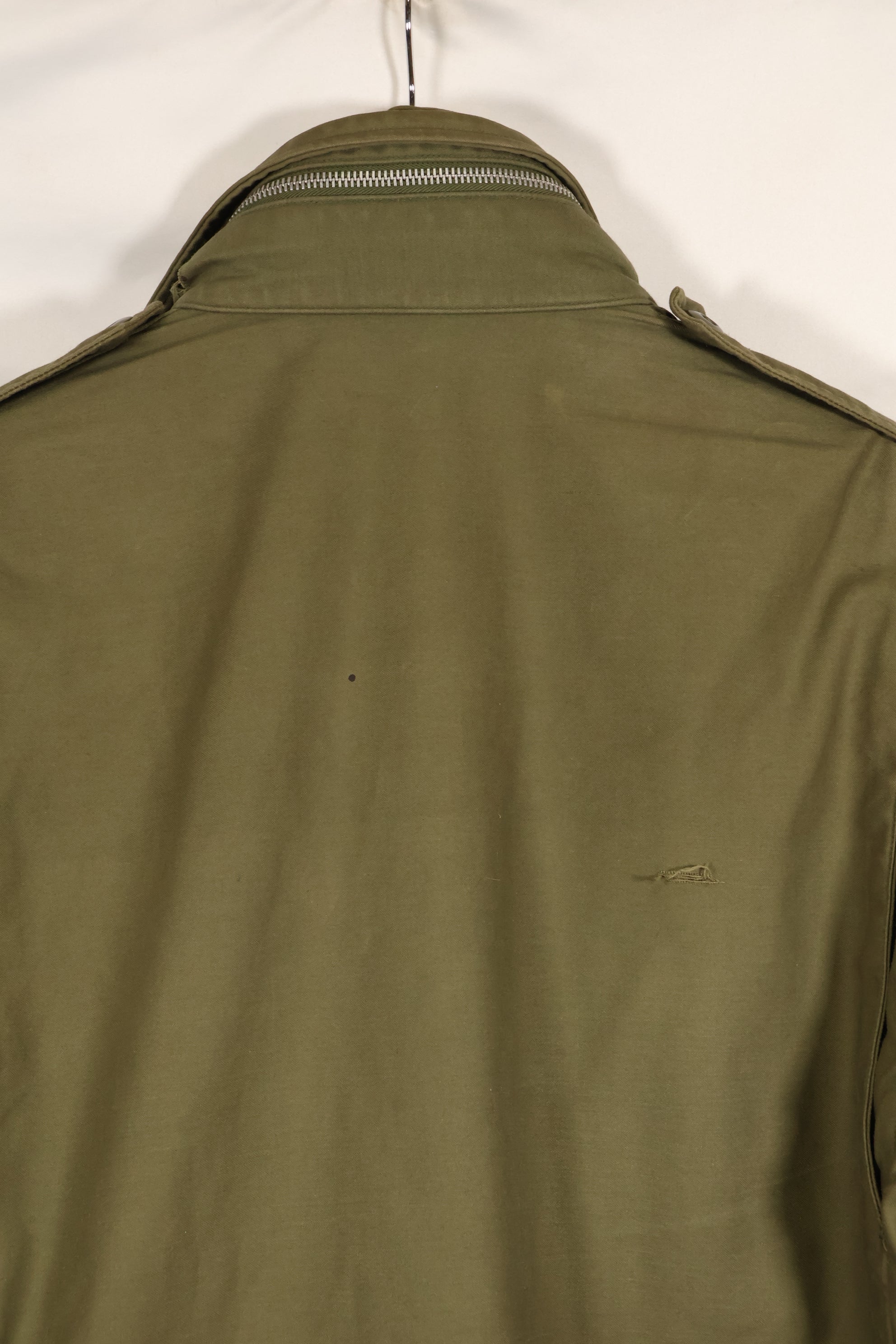 1967 Contract Lot M-R 2nd Model M65 Field Jacket Silver Zipper Used