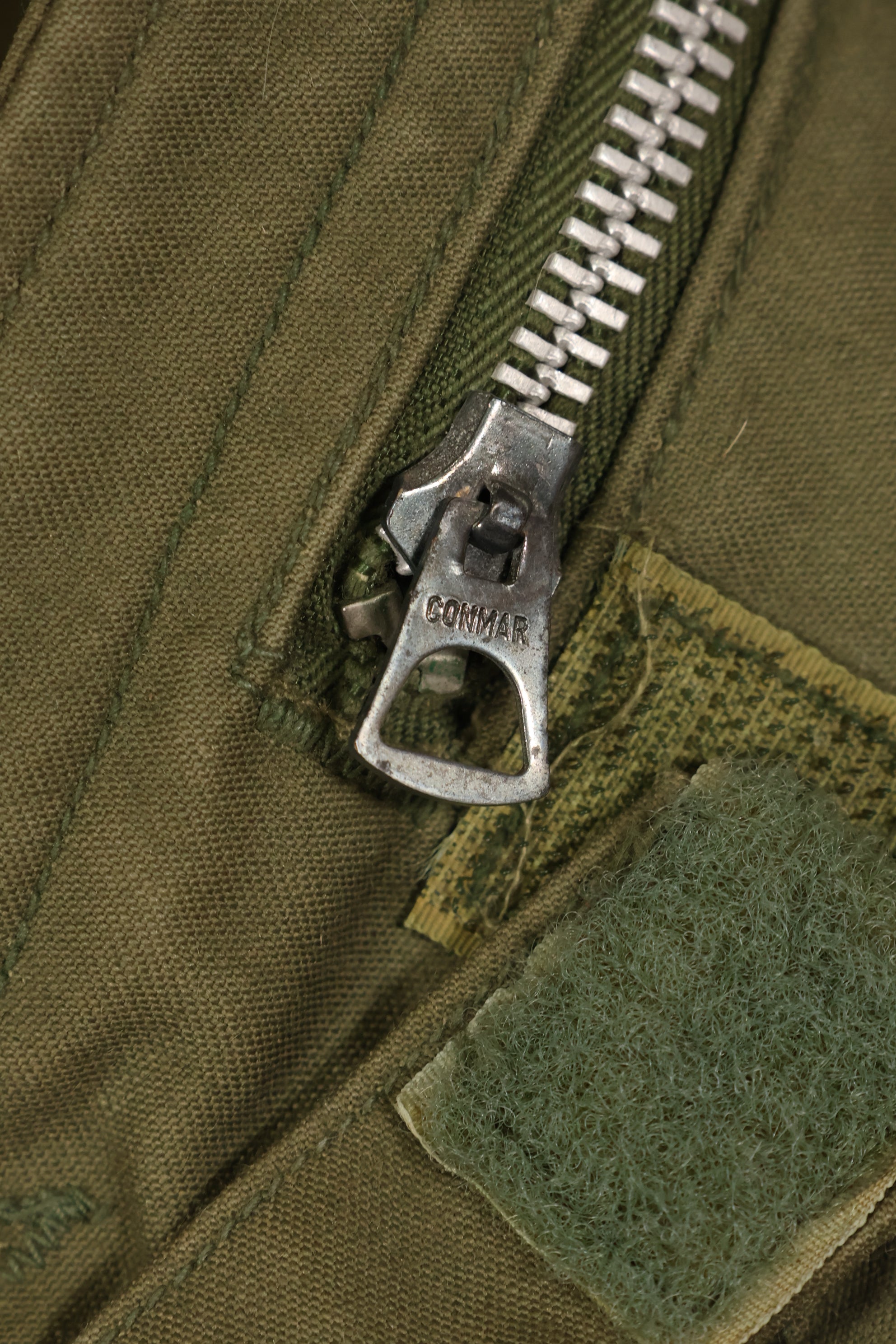 1967 Contract Lot M-R 2nd Model M65 Field Jacket Silver Zipper Used