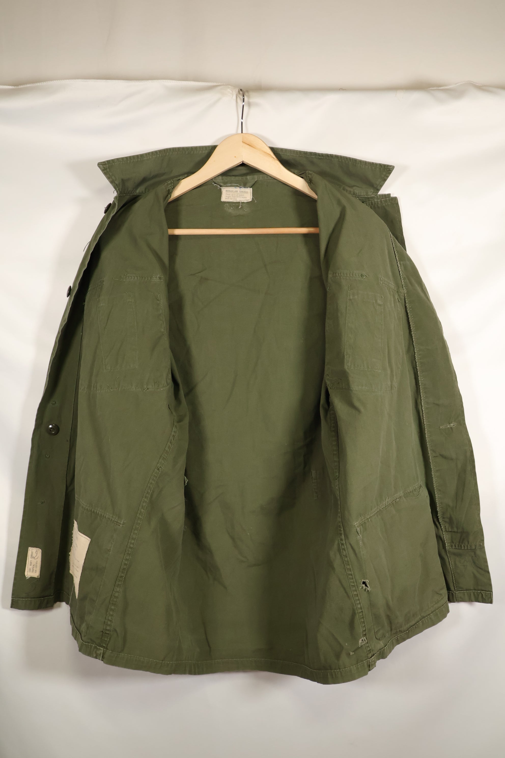 1963 Contract S-R 1st Model Jungle Fatigue Jacket Used Film Company Release