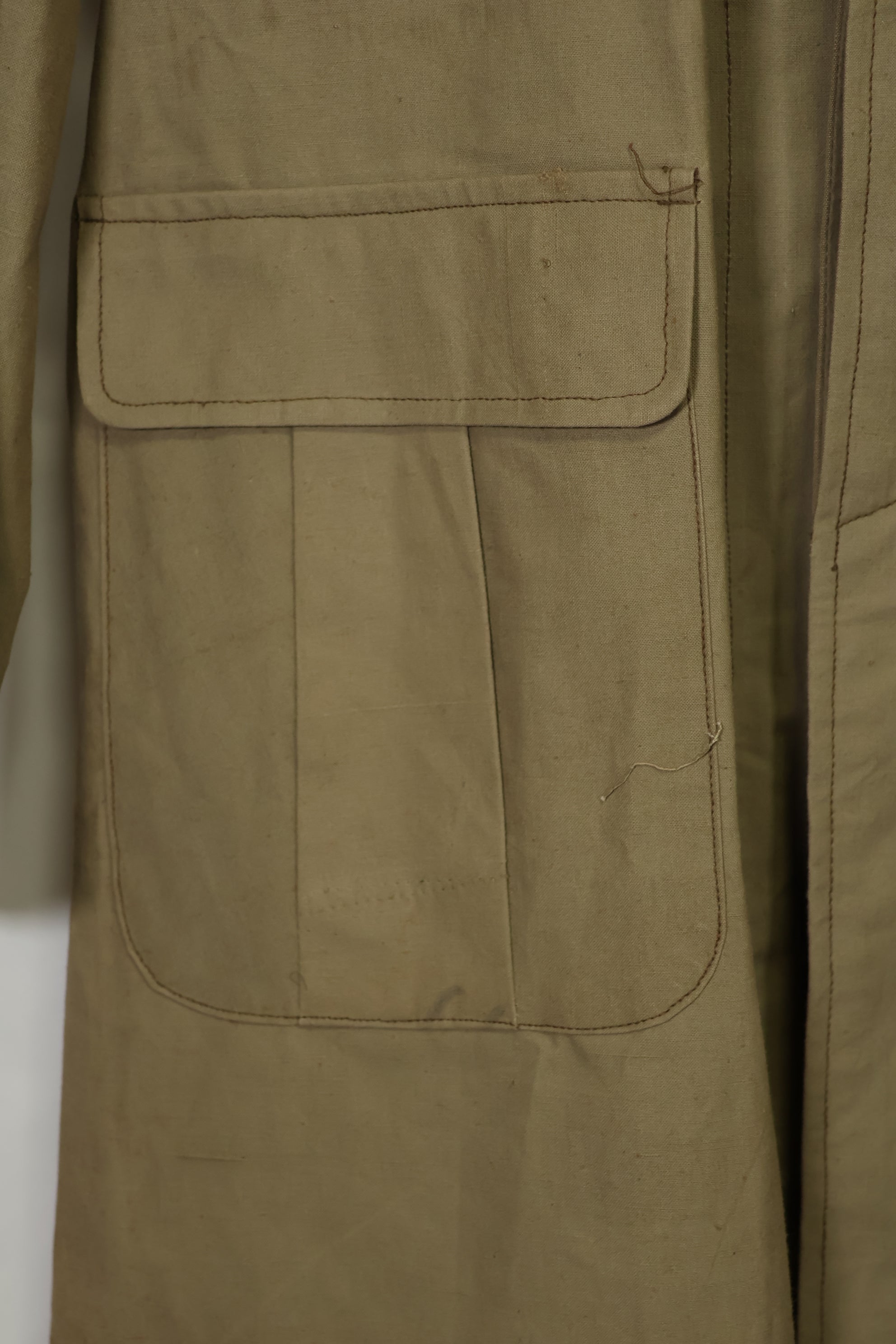 1940s Private Procurement Japanese Army Officer's Cotton Coat