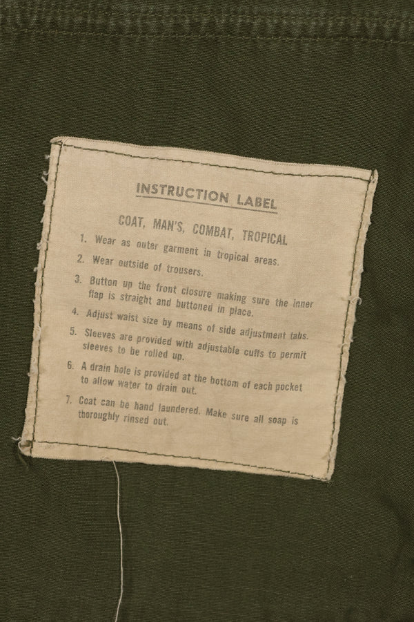 1963 Contract S-R 1st Model Jungle Fatigue Jacket Used Film Company Release