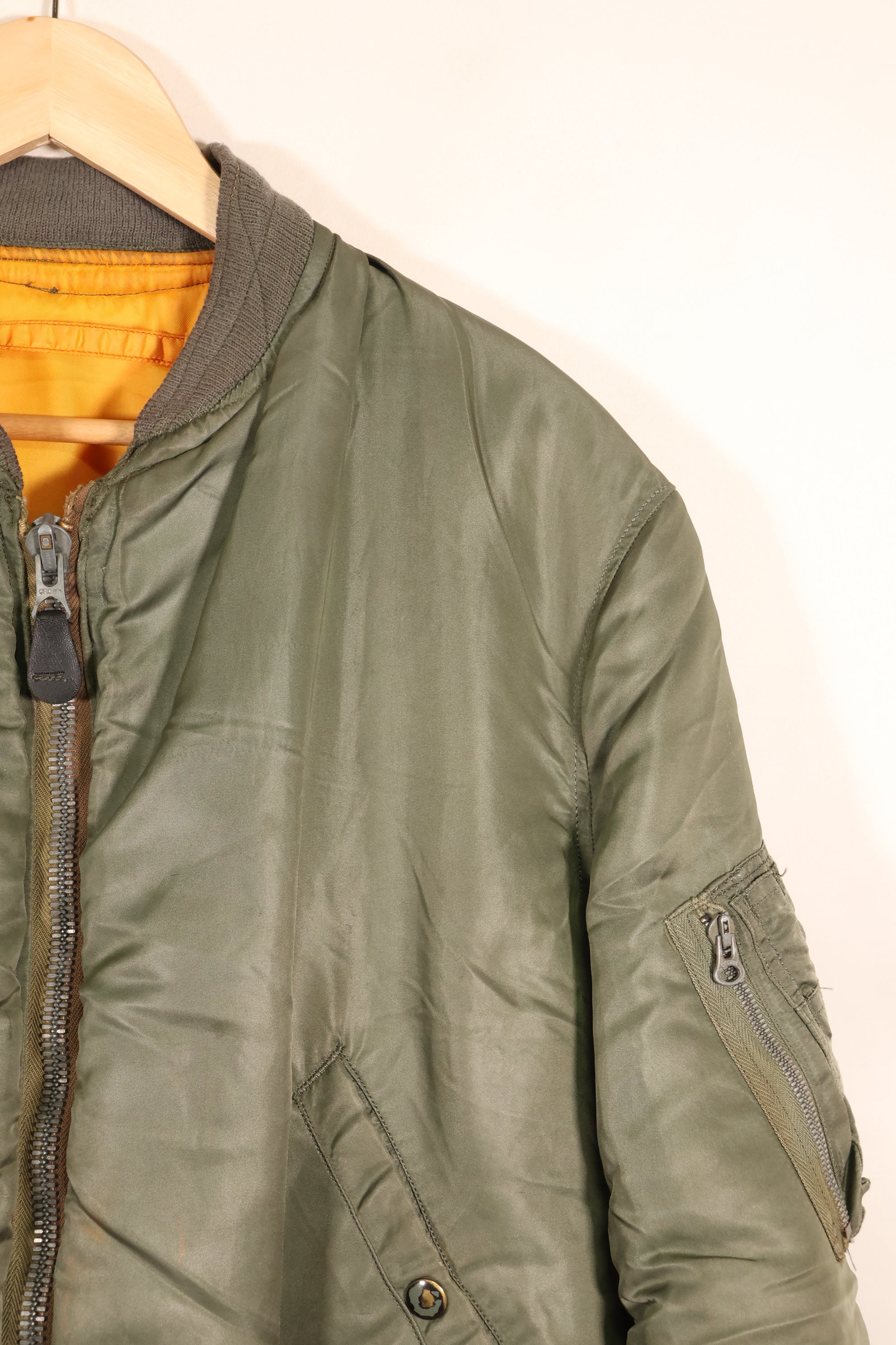 1964 Contract, LARGE, U.S. Air Force (USAF), MA-1, Intermediate Flight Jacket, Used
