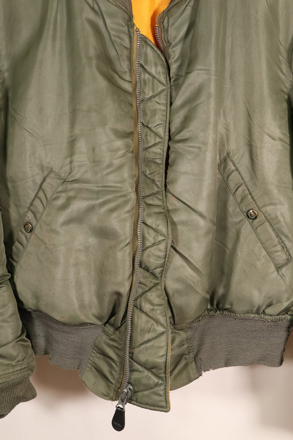 1964 Contract, LARGE, U.S. Air Force (USAF), MA-1, Intermediate Flight Jacket, Used