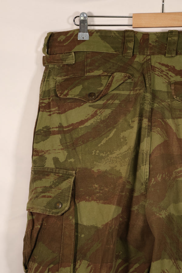 Real French Army Indochina War Lizard Camouflage TAP 47/53 Airborne Pants Used