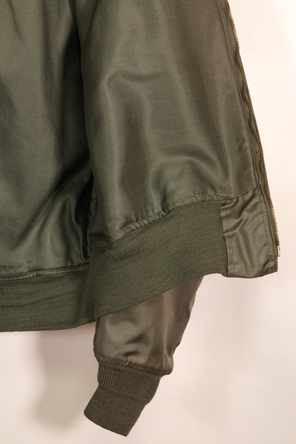 Estimated 1983 Contract, LARGE, U.S. Navy, CWU-45P Flight Jacket with Pleats, Used
