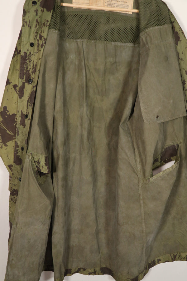 Real 1966 Australian Army raincoat, used, faded, used.