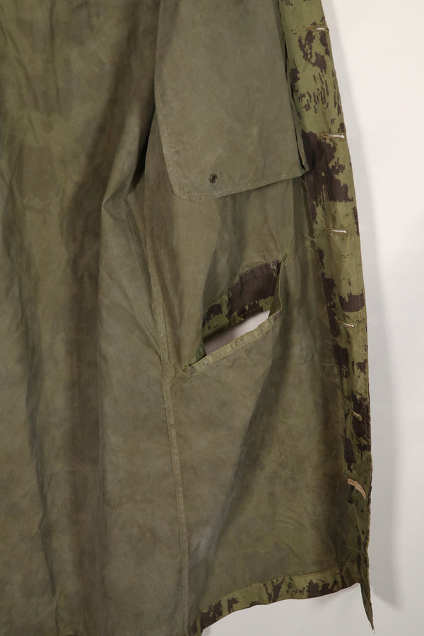 Real 1966 Australian Army raincoat, used, faded, used.