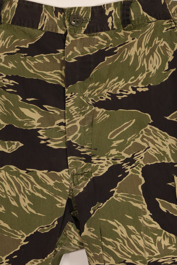 1960s lightweight fabric Okinawa Tiger jungle fatigues cut pants, used.