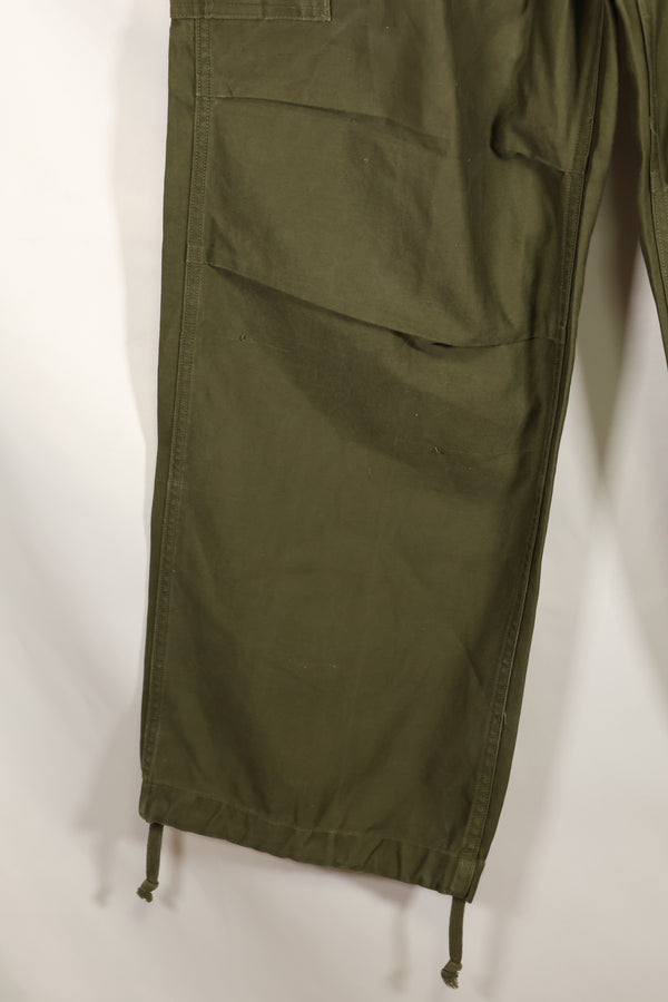 1951 Contract S-R M51 Cotton Field Pants with suspenders, used.
