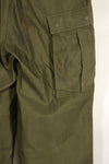 1951 Contract S-R M51 Cotton Field Pants with suspenders, used.